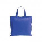 Non-Woven-Tasche mit kurzen Henkeln, 80 gr/m2 Farbe blau erste Ansicht