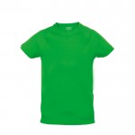 Bedruckte Sport-T-Shirts für Kinder 135 g/m2 Farbe grün Vorderansicht