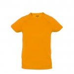 Bedruckte Sport-T-Shirts für Kinder 135 g/m2 Farbe orange Vorderansicht