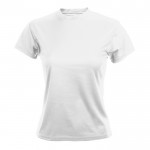 Sport-T-Shirts 135 g/m2 bedrucken Farbe weiß Vorderansicht