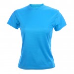 Sport-T-Shirts 135 g/m2 bedrucken Farbe hellblau Vorderansicht