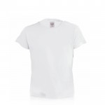 Bedruckbare T-Shirts für Kinder aus Baumwolle 135 g/m2 Farbe weiß Vorderansicht