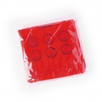 Farbige antibakterielle Halswärmer mit Logo Farbe rot zweite Ansicht