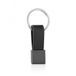 Einfacher Schlüsselanhänger in Farbe für Werbung Farbe schwarz