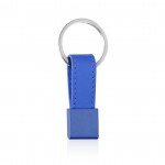 Einfacher Schlüsselanhänger in Farbe für Werbung Farbe blau