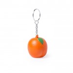 Schlüsselanhänger aus Metall in Form einer Frucht Farbe orange erste Ansicht