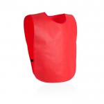 Vlies-Hemd mit elastischen Seiten für Erwachsene farbe rot erste Ansicht