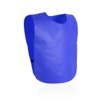 Vlies-Hemd mit elastischen Seiten für Erwachsene farbe blau erste Ansicht