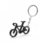 Schlüsselanhänger in Form eines Fahrrads als Werbeartikel Farbe schwarz