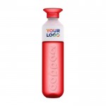Wiederverwendbare Dopper-Flasche bedrucken Farbe Rot zweite Ansicht