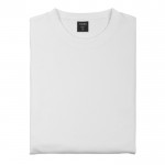 Technisches Sweatshirt aus Polyester 265 g/m2 Farbe weiß Vorderansicht