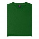 Technisches Sweatshirt aus Polyester 265 g/m2 Farbe grün Vorderansicht
