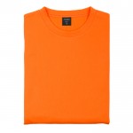 Technisches Sweatshirt aus Polyester 265 g/m2 Farbe orange Vorderansicht