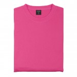 Technisches Sweatshirt aus Polyester 265 g/m2 Farbe pink Vorderansicht