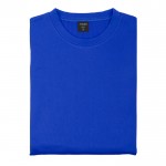 Technisches Sweatshirt aus Polyester 265 g/m2 Farbe blau Vorderansicht