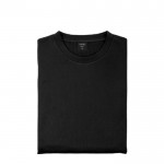 Technisches Kinder-Sweatshirt Polyester 265 g/m2 Farbe schwarz Vorderansicht