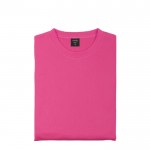 Technisches Kinder-Sweatshirt Polyester 265 g/m2 Farbe pink Vorderansicht
