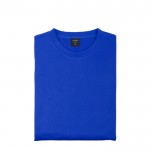 Technisches Kinder-Sweatshirt Polyester 265 g/m2 Farbe blau Vorderansicht