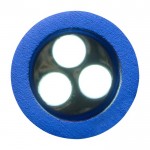 Aluschlüsselanhänger mit LED-Taschenlampe und Flaschenöffner farbe blau erste Ansicht