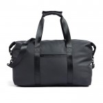 Wasserabweisende Reisetasche mit Riemen Farbe schwarz