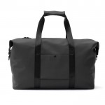Wasserabweisende Reisetasche mit Riemen Farbe schwarz fünfte Ansicht