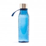 Tritan-Flasche mit Schlaufe zum Aufhängen, Farbe Hellblau