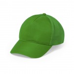 Bunte Kappen mit Logo Farbe grün erste Ansicht
