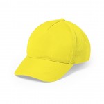 Bunte Kappen mit Logo Farbe gelb erste Ansicht