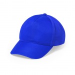 Bunte Kappen mit Logo Farbe blau erste Ansicht