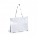 Non-Woven-Tasche mit langen Henkeln 80 g/m2 Farbe weiß erste Ansicht