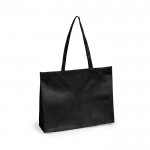 Non-Woven-Tasche mit langen Henkeln 80 g/m2 Farbe schwarz erste Ansicht