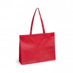 Non-Woven-Tasche mit langen Henkeln 80 g/m2 Farbe rot erste Ansicht