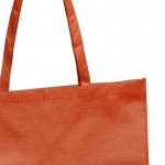 Non-Woven-Tasche mit langen Henkeln 80 g/m2 Farbe orange zweite Ansicht