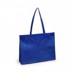 Non-Woven-Tasche mit langen Henkeln 80 g/m2 Farbe blau erste Ansicht