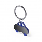 Schlüsselanhänger in Form eines Autos mit Farbdetail Farbe blau