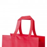 Hochwertige Tasche in matter Farbe 110 g/m2 Farbe rot dritte Ansicht