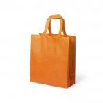 Hochwertige Tasche in matter Farbe 110 g/m2 Farbe orange erste Ansicht