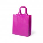 Hochwertige Tasche in matter Farbe 110 g/m2 Farbe pink erste Ansicht