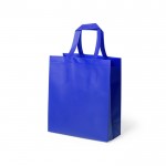 Hochwertige Tasche in matter Farbe 110 g/m2 Farbe blau erste Ansicht
