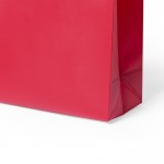 Glänzende, stabile Tasche 110 g/m2 Farbe rot dritte Ansicht