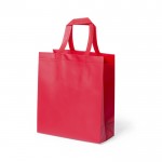 Glänzende, stabile Tasche 110 g/m2 Farbe rot erste Ansicht