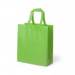 Glänzende, stabile Tasche 110 g/m2 Farbe grün erste Ansicht