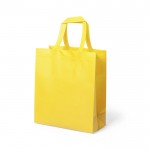 Glänzende, stabile Tasche 110 g/m2 Farbe gelb erste Ansicht