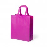 Glänzende, stabile Tasche 110 g/m2 Farbe pink erste Ansicht