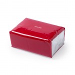 Bedruckte Spenderbox für 100 Taschentücher  Farbe rot