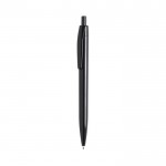 Farbiger Kugelschreiber mit glänzender Oberfläche, Farbe schwarz