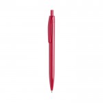 Farbiger Kugelschreiber mit glänzender Oberfläche, Farbe rot