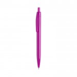 Farbiger Kugelschreiber mit glänzender Oberfläche, Farbe fuchsie