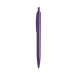 Farbiger Kugelschreiber mit glänzender Oberfläche, Farbe purpurfarben