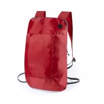 Faltbarer Rucksack zum Bedrucken lassen Farbe rot erste Ansicht